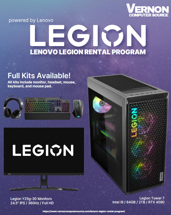 Lenovo Legion Rental Program Lenovo Legion Rental Program
