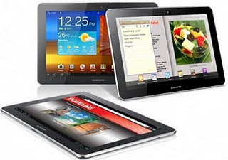 A variety of tablets available to rent