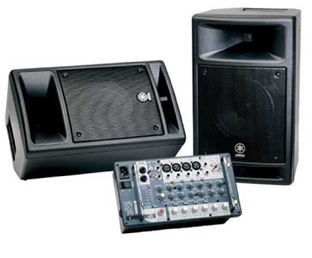 Audio visual equipment ready for rental