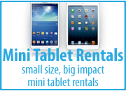 Mini tablet rental quotes now available at Vernon Computer Source