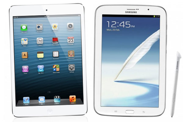 iPad Mini and Samsung Galaxy Note mini tablet rentals from Vernon Computer Source